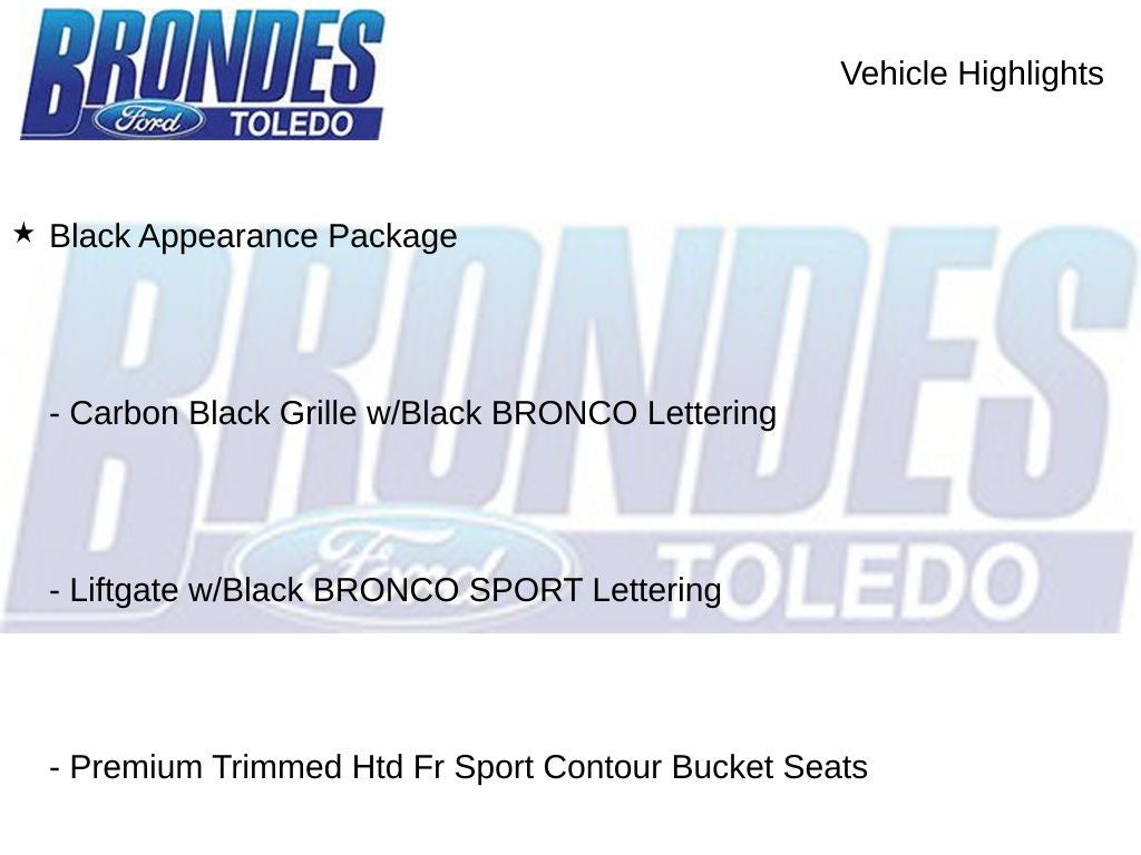 2025 Ford Bronco Sport Big Bend