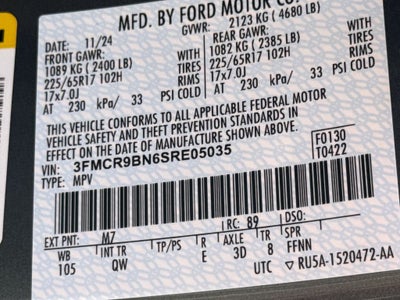 2025 Ford Bronco Sport Big Bend