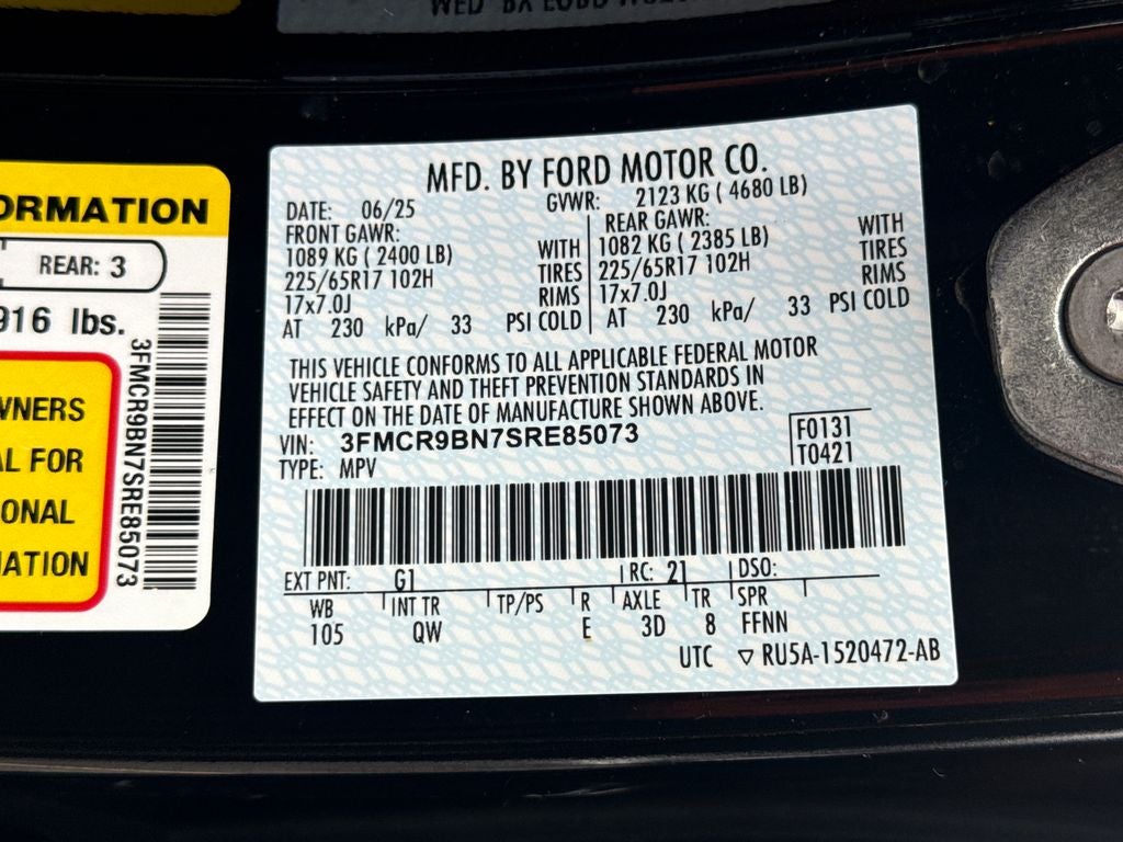 2025 Ford Bronco Sport Big Bend