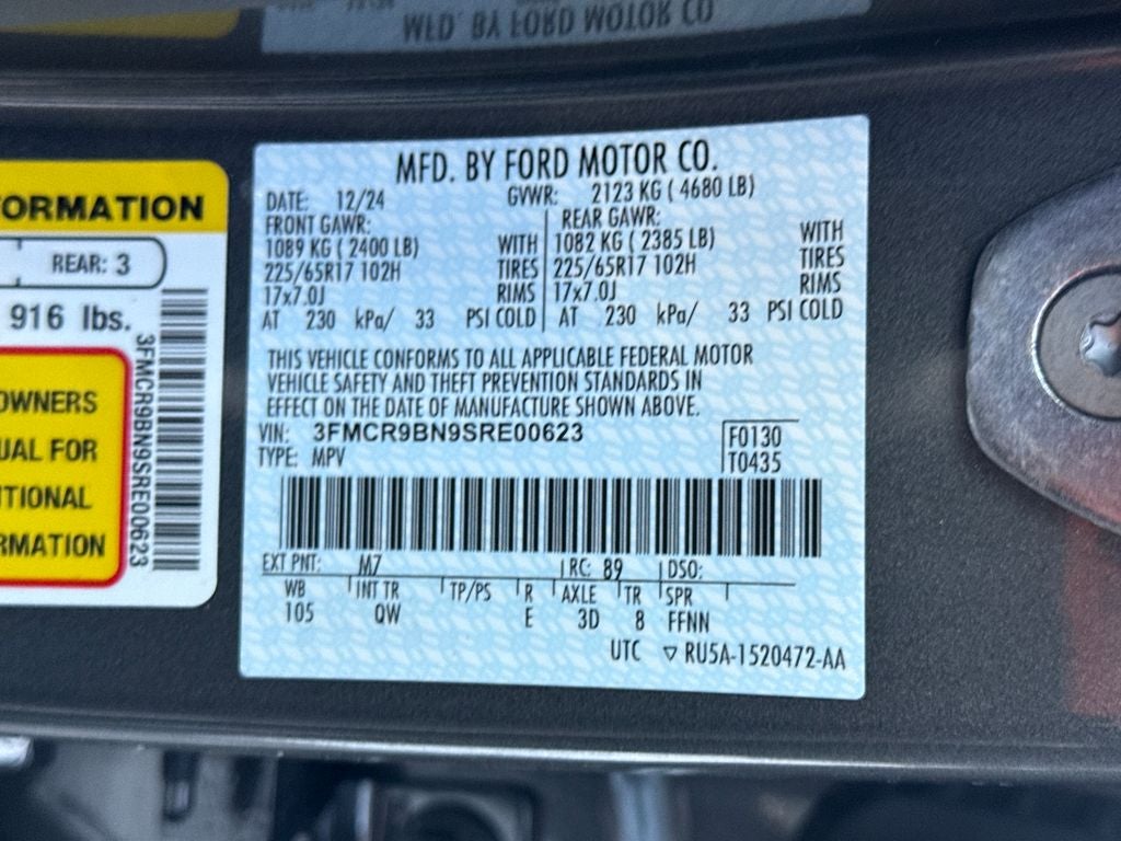 2025 Ford Bronco Sport Big Bend