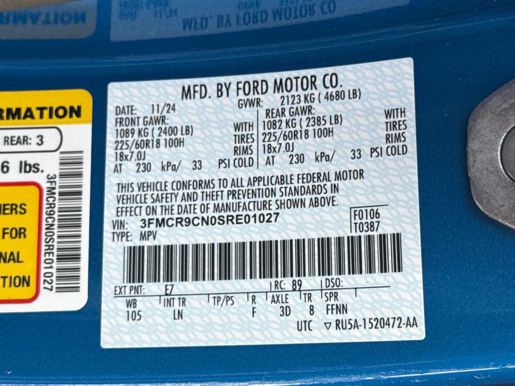 2025 Ford Bronco Sport Outer Banks