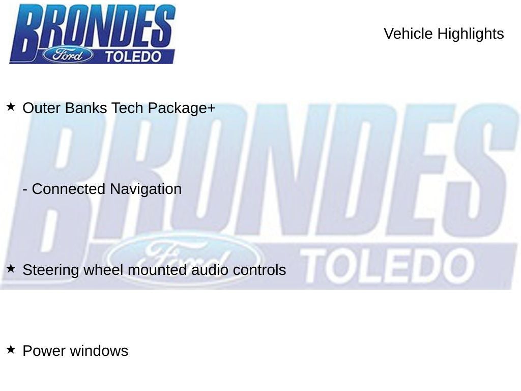2025 Ford Bronco Sport Outer Banks