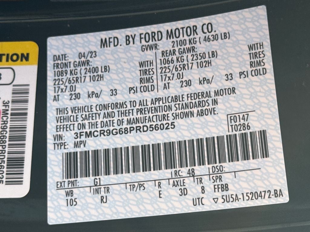 2023 Ford Bronco Sport Heritage