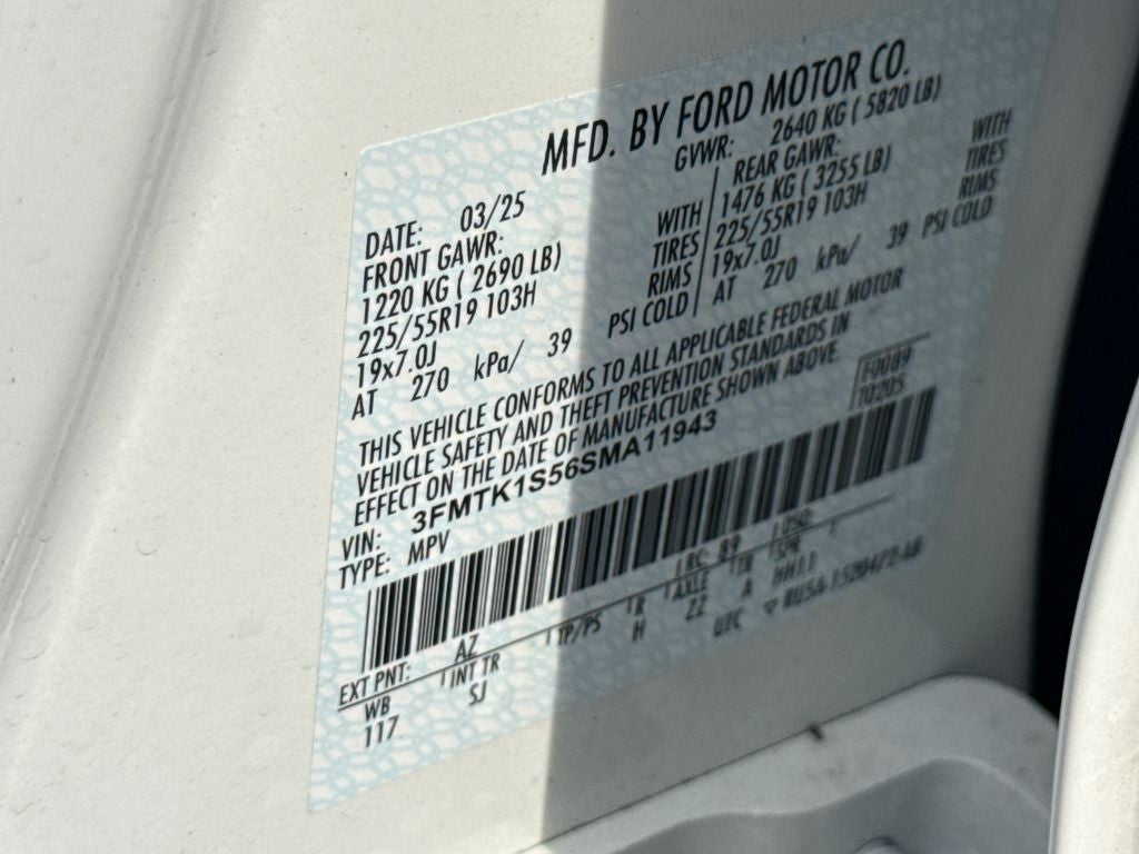 2025 Ford Mustang Mach-E Select