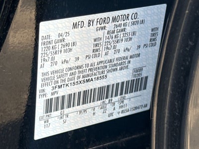 2025 Ford Mustang Mach-E Select