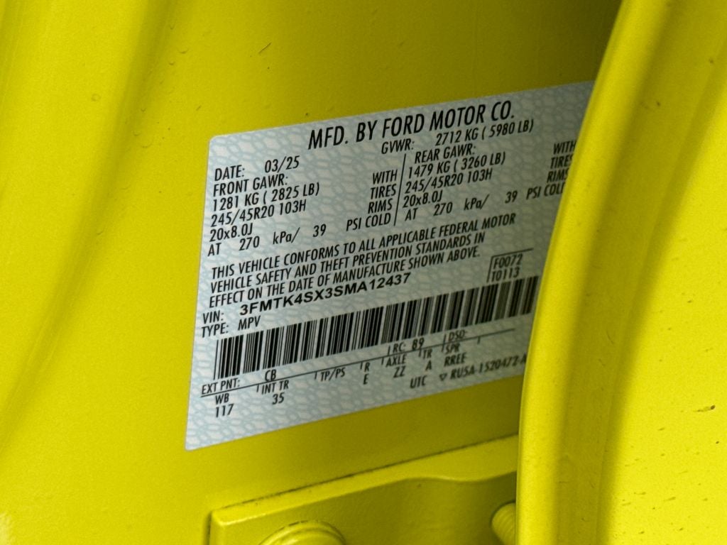 2025 Ford Mustang Mach-E GT