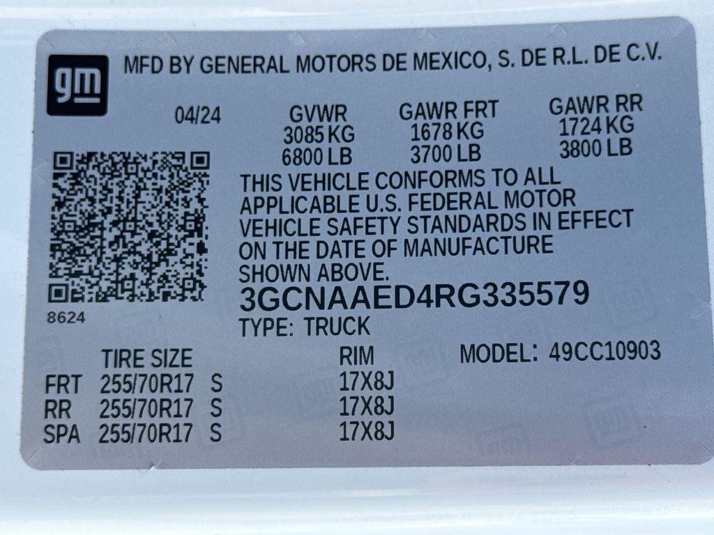 2024 Chevrolet Silverado 1500 WT