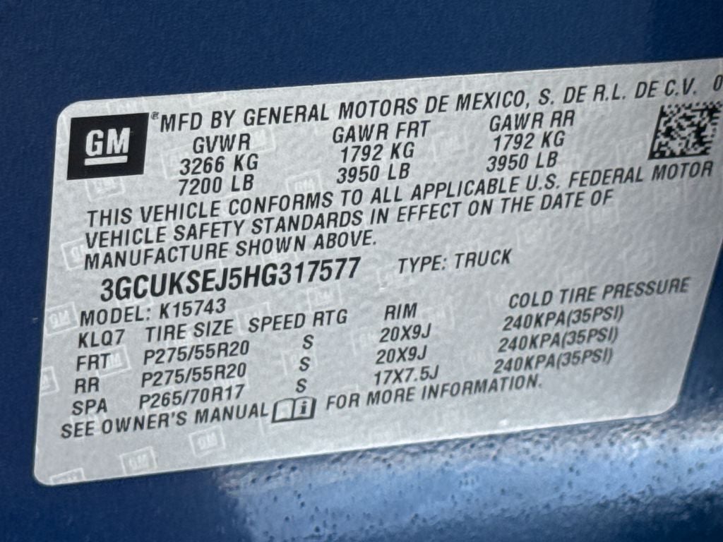 2017 Chevrolet Silverado 1500 LTZ 2LZ