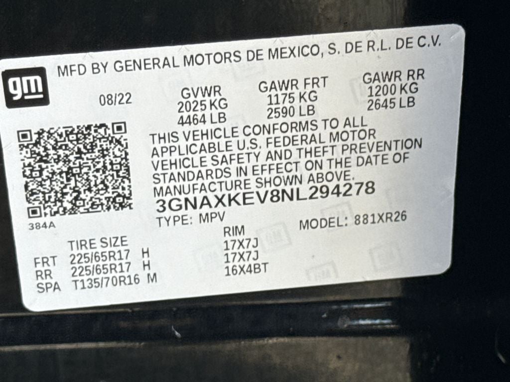 2022 Chevrolet Equinox LT