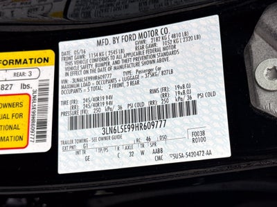 2017 Lincoln MKZ Reserve
