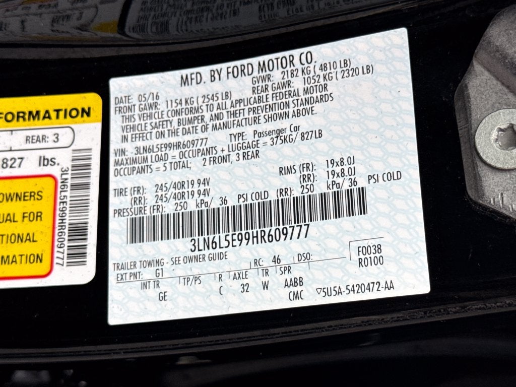 2017 Lincoln MKZ Reserve