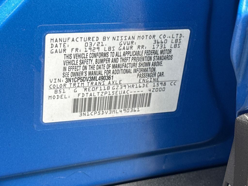 2021 Nissan Kicks SR