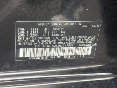 2017 Subaru Impreza 2.0i Sport