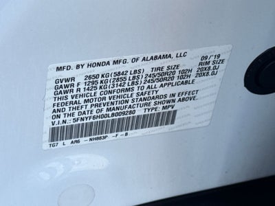2020 Honda Pilot Elite