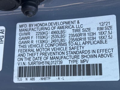 2022 Honda CR-V Hybrid EX