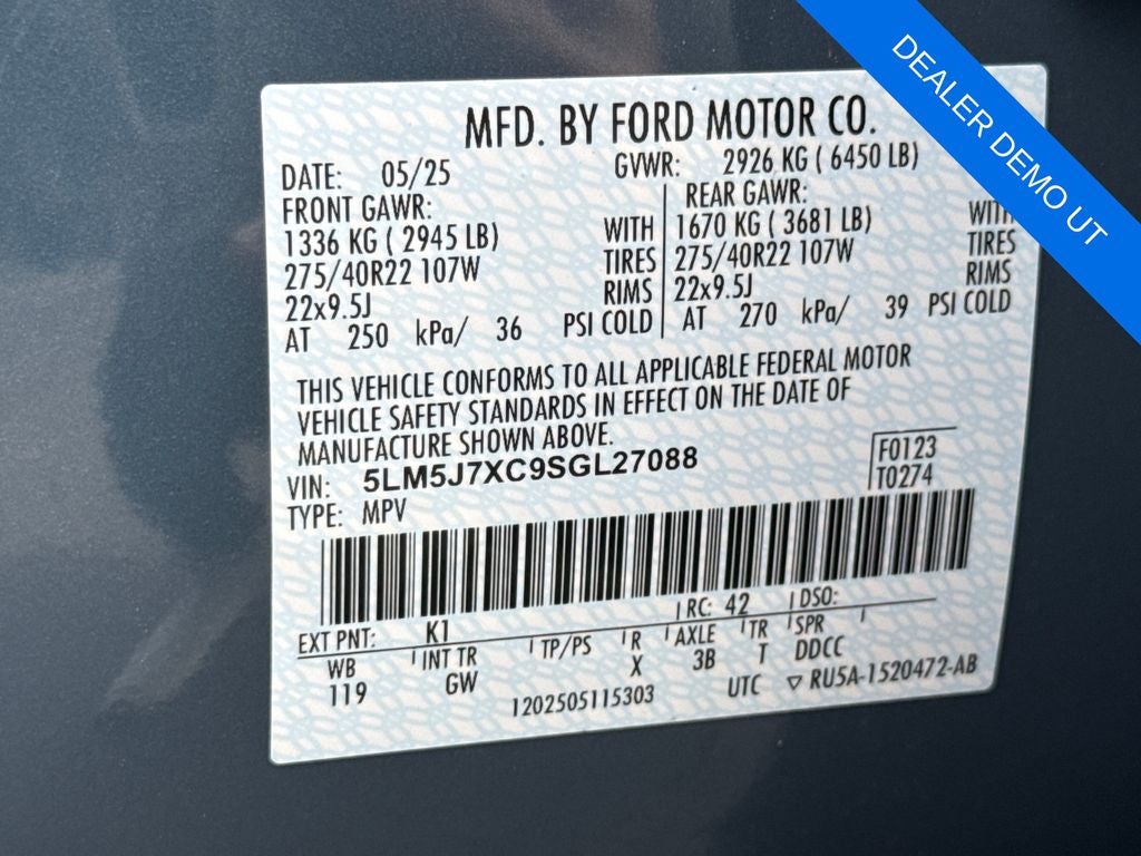 2025 Lincoln Aviator Reserve