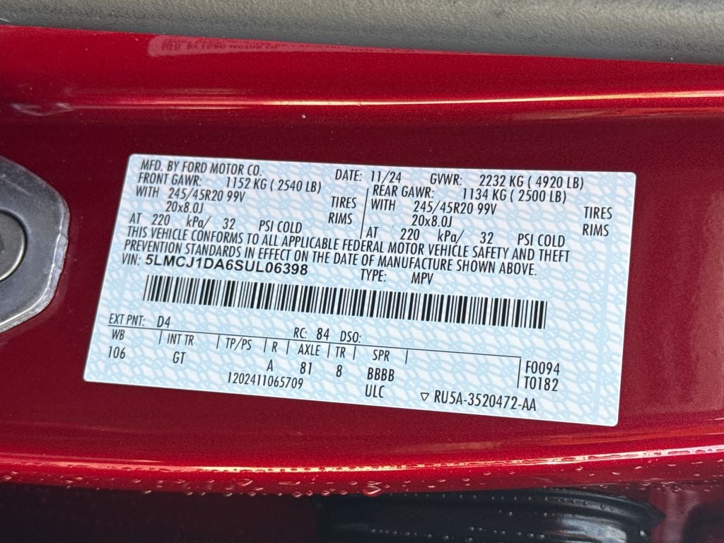 2025 Lincoln Corsair Premiere