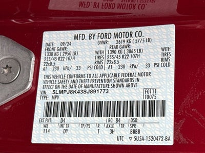 2025 Lincoln Nautilus Reserve