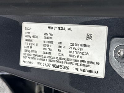 2022 Tesla Model 3 Long Range