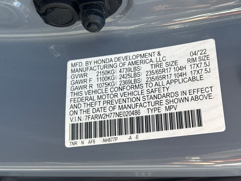 2022 Honda CR-V Special Edition