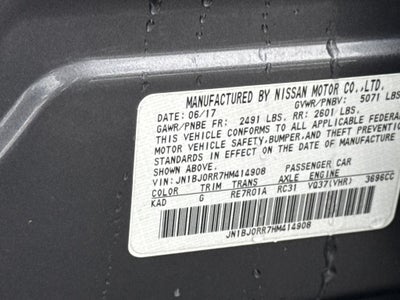 2017 INFINITI QX50 Base