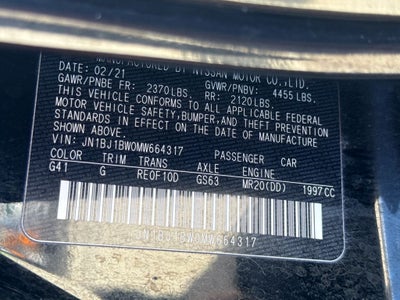 2021 Nissan Rogue Sport SV