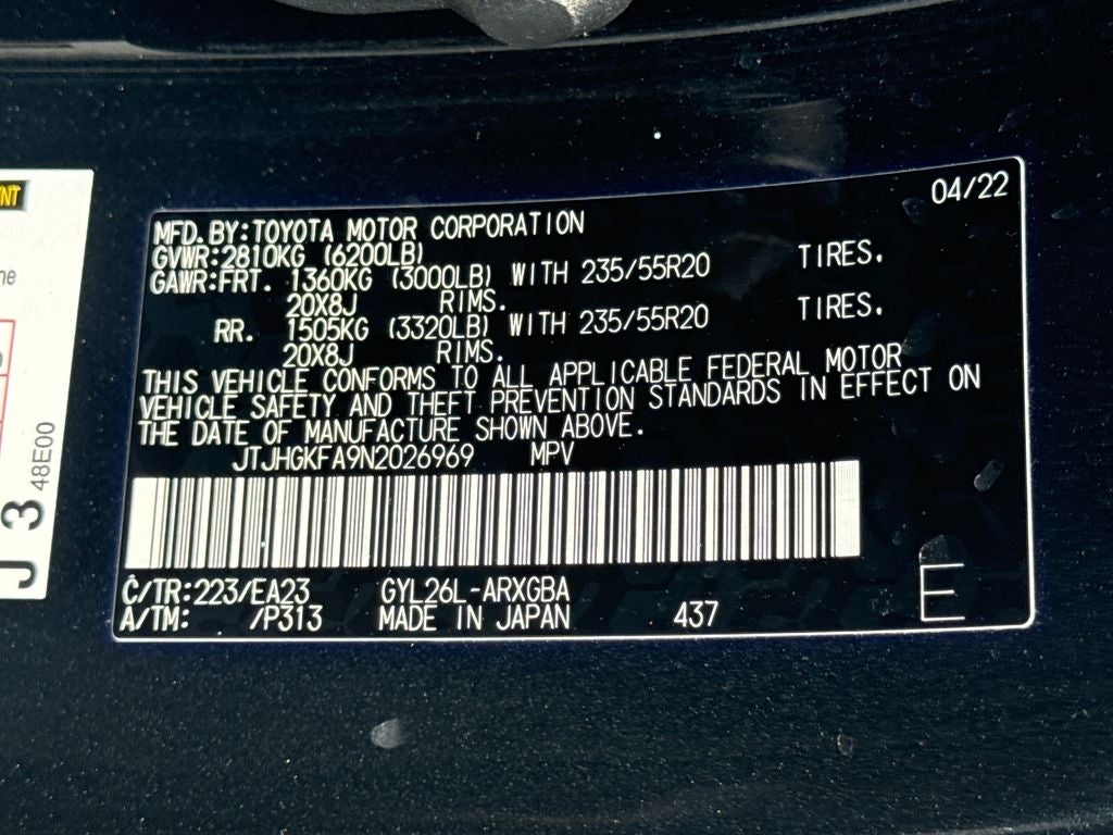 2022 Lexus RX 450hL