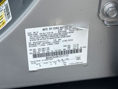 2020 Ford EcoSport SES