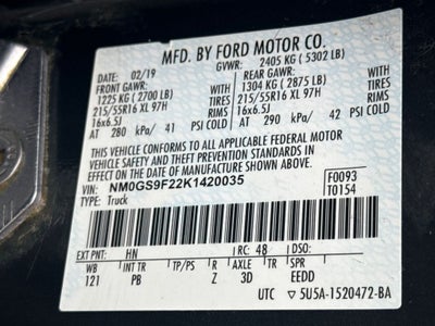 2019 Ford Transit Connect XLT