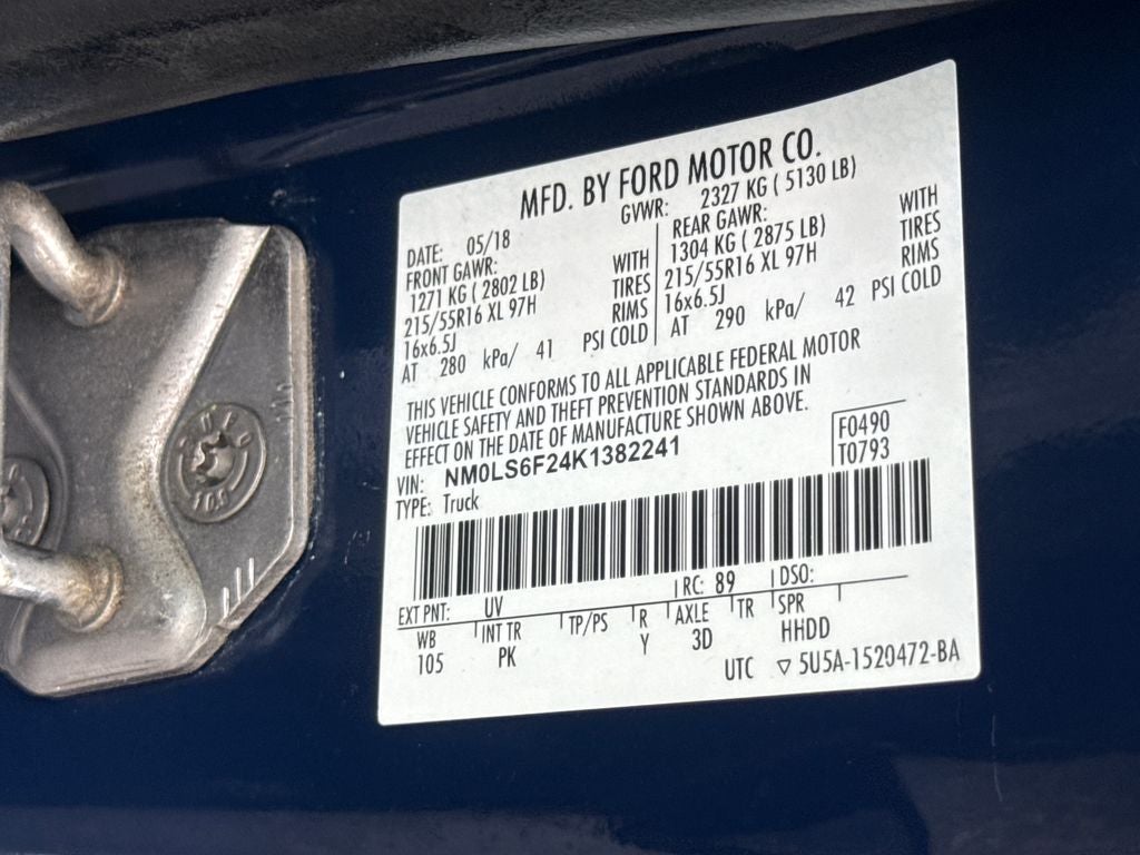 2019 Ford Transit Connect XLT