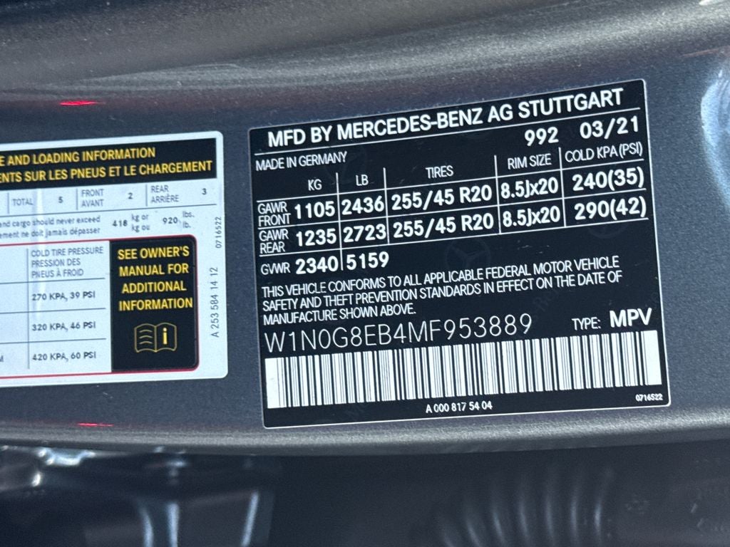 2021 Mercedes-Benz GLC GLC 300 4MATIC®