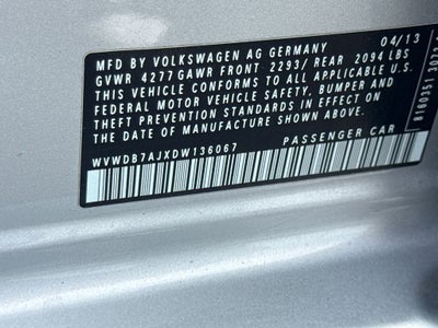 2013 Volkswagen Golf 2.5L