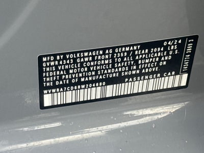 2024 Volkswagen Golf GTI 2.0T SE