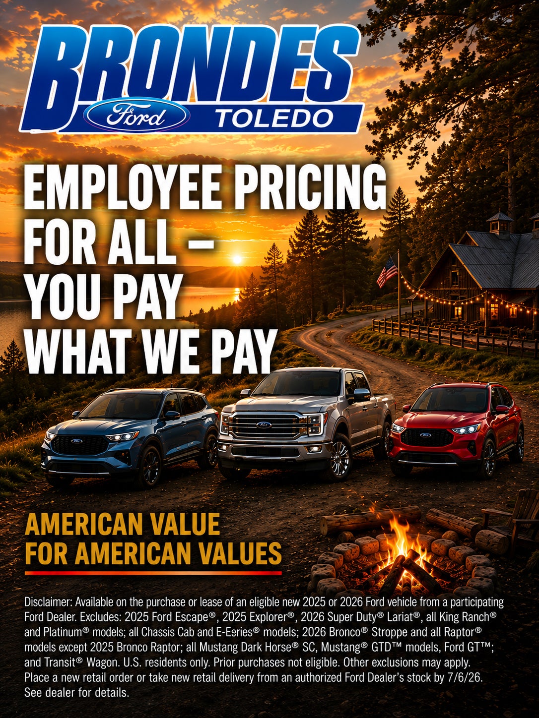 Employee Pricing for all 